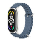 MIJOBS PLUS marine silicone watch band with metal buckle and vented strap holes