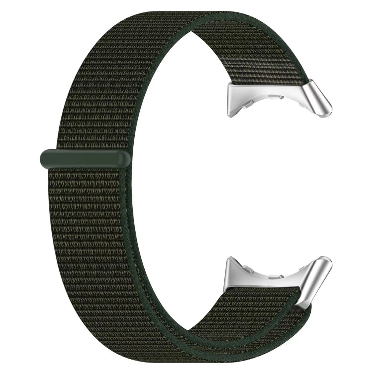 Metal Head Nylon Loop Watch Band, For Google Pixel Watch 5 / 4 / 3 / 2 / 1 41mm
