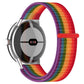 Metal Head Nylon Loop Watch Band, For Google Pixel Watch 5 / 4 / 3 / 2 / 1 41mm