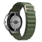 Green nylon loop watch band with connector clasp for 41mm watch
