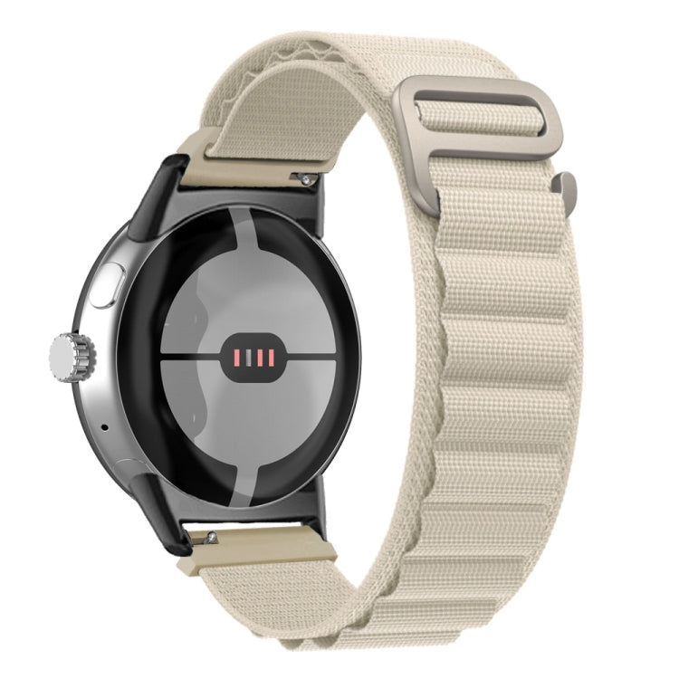 Starlight nylon loop watch band with connector clasp for 41mm watch