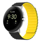 Two-section Magnetic Silicone Watch Band, For Google Pixel Watch 5 / 4 / 3 / 2 / 1 41mm