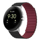 Two-section Magnetic Silicone Watch Band, For Google Pixel Watch 5 / 4 / 3 / 2 / 1 41mm