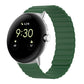 Two-section Magnetic Silicone Watch Band, For Google Pixel Watch 5 / 4 / 3 / 2 / 1 41mm