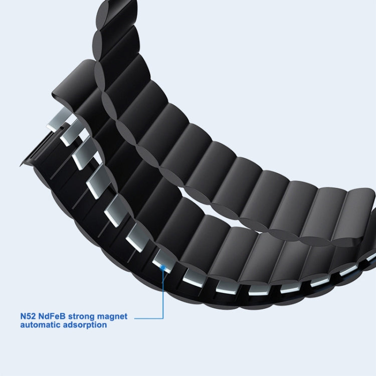 Two-section Magnetic Silicone Watch Band, For Google Pixel Watch 5 / 4 / 3 / 2 / 1 41mm