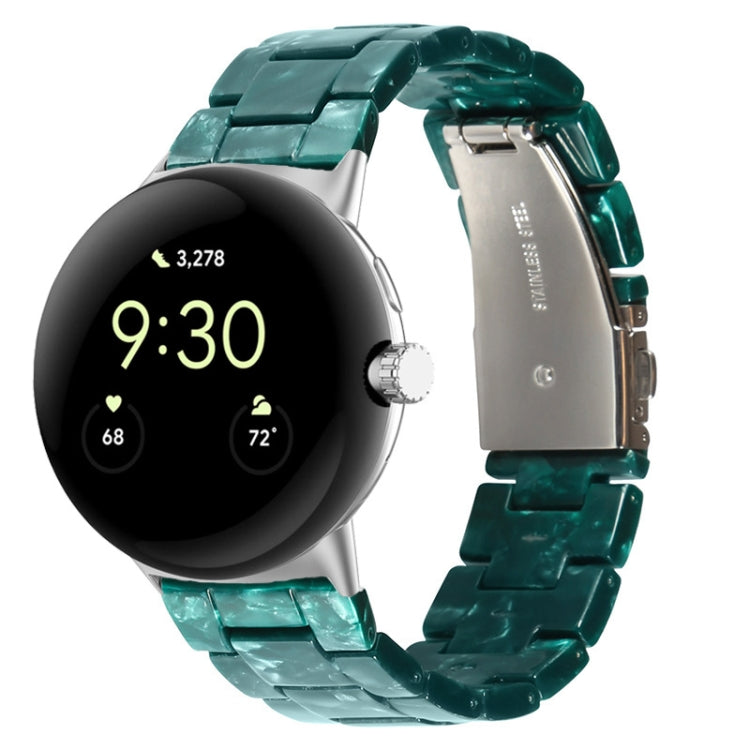 Three-beads Resin Watch Band, For Google Pixel Watch 5 / 4 / 3 / 2 / 1 41mm