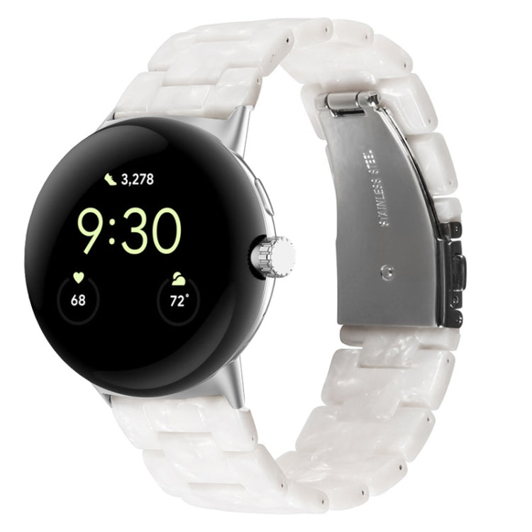 Three-beads Resin Watch Band, For Google Pixel Watch 5 / 4 / 3 / 2 / 1 41mm