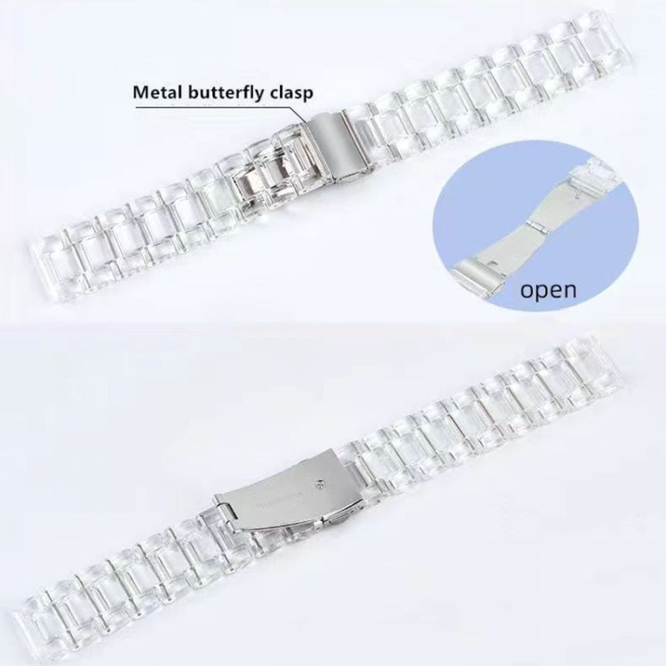 Three-beads Resin Watch Band, For Google Pixel Watch 5 / 4 / 3 / 2 / 1 41mm