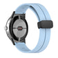 Solid-color Folding Buckle Silicone Watch Band, For Google Pixel Watch 5 / 4 / 3 / 2 / 1 41mm