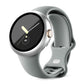 Frosted PC Frame Tempered Film Integrated Watch Protective Case, For Google Pixel Watch