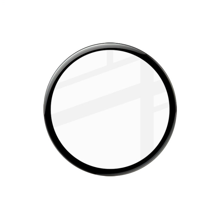 Round clear watch protective film, black-edged screen protector disc