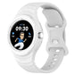 Leather Texture Silicone Integrated Watch Band, For Google Pixel Watch