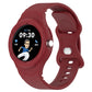 Leather Texture Silicone Integrated Watch Band, For Google Pixel Watch