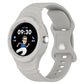 Leather Texture Silicone Integrated Watch Band, For Google Pixel Watch