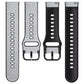 Universal TPU Litchi Texture Leather Watch Band, 20mm, 22mm