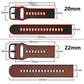 Universal TPU Litchi Texture Leather Watch Band, 20mm, 22mm