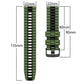 22mm Universal Ocean Style Silicone Two Color Watch Band