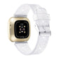 Universal Flash Powder TPU Watch Band, For Fitbit Versa 4 / Sense 2