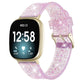Universal Flash Powder TPU Watch Band, For Fitbit Versa 4 / Sense 2