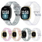 Universal Flash Powder TPU Watch Band, For Fitbit Versa 4 / Sense 2