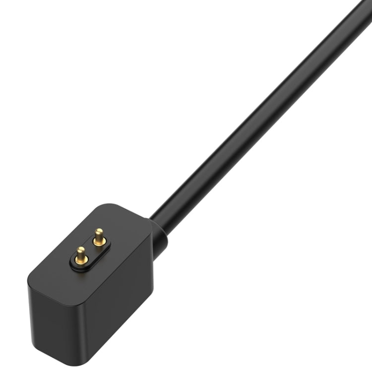 Magnetic suction charger module with two gold pins on black cable