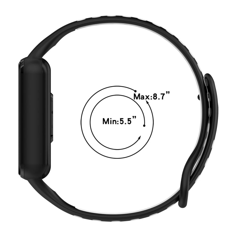 Loop Two-Color Breathable Silicone Watch Band, For Redmi Band 2