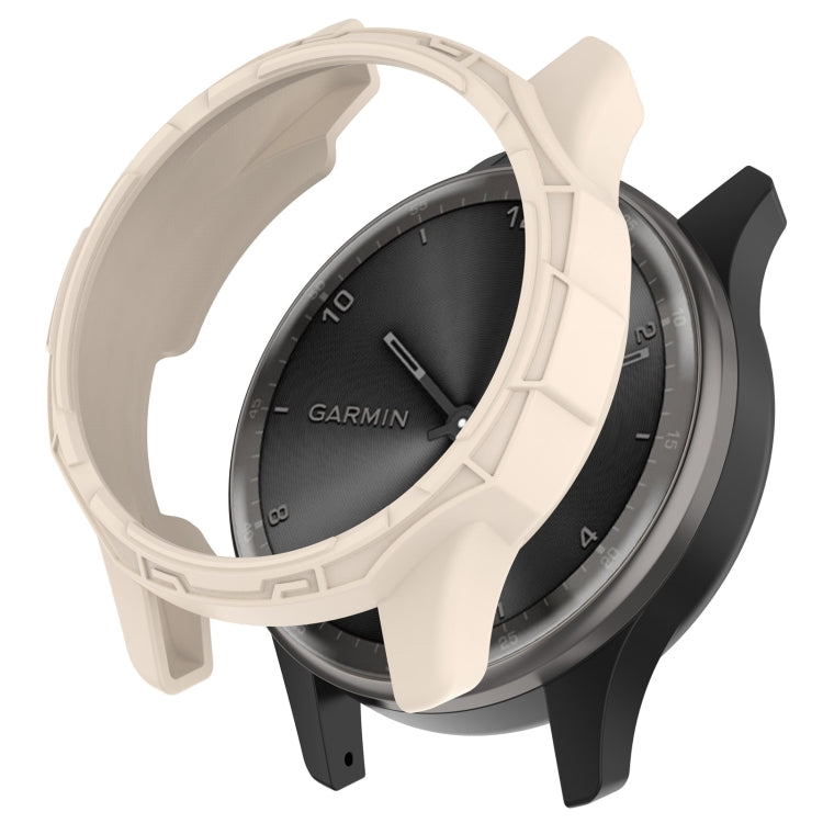 Starlight armor watch protective case over round smartwatch face