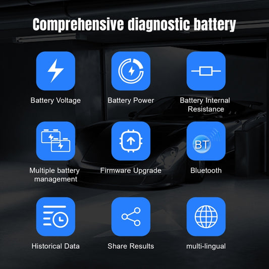 KONNWEI BK200 6V/12V/24V Car Bluetooth Battery Tester