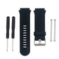 Replacement watchband for Garmin Forerunner 920XT, dark blue silicone strap with metal clasp