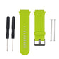 Replacement watchband for Garmin Forerunner 920XT, lime green silicone strap with metal buckle