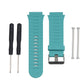 Replacement watchband for Garmin Forerunner 920XT, teal silicone strap with metal buckle clasp