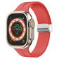 Magnetic Fold Clasp Silicone Watch Band, For Apple Watch Series 8&7 45mm, For Apple Watch Series 8&7 41mm
