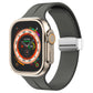 Magnetic Fold Clasp Silicone Watch Band, For Apple Watch Series 8&7 45mm, For Apple Watch Series 8&7 41mm