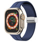 Magnetic Fold Clasp Silicone Watch Band, For Apple Watch Series 8&7 45mm, For Apple Watch Series 8&7 41mm