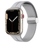 Magnetic Fold Clasp Silicone Watch Band, For Apple Watch Series 8&7 45mm, For Apple Watch Series 8&7 41mm