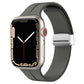 Magnetic Fold Clasp Silicone Watch Band, For Apple Watch Series 8&7 45mm, For Apple Watch Series 8&7 41mm
