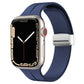 Magnetic Fold Clasp Silicone Watch Band, For Apple Watch Series 8&7 45mm, For Apple Watch Series 8&7 41mm
