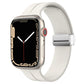 Magnetic Fold Clasp Silicone Watch Band, For Apple Watch Series 8&7 45mm, For Apple Watch Series 8&7 41mm