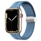 Magnetic Fold Clasp Silicone Watch Band, For Apple Watch Series 8&7 45mm, For Apple Watch Series 8&7 41mm