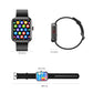 S6 TWS Earphone 1.91 inch Smart Bracelet Support Bluetooth Call / Health Monitoring