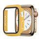 Shockproof PC+Tempered Glass Watch Protective Case, For Apple Watch Series 9 / 8 / 7 41mm, For Apple Watch Series 9 / 8 / 7 45mm