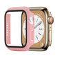 Shockproof PC+Tempered Glass Watch Protective Case, For Apple Watch Series 9 / 8 / 7 41mm, For Apple Watch Series 9 / 8 / 7 45mm