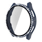 Midnight blue diamond watch case with single-row rhinestones and tempered glass for Galaxy Watch5 44mm