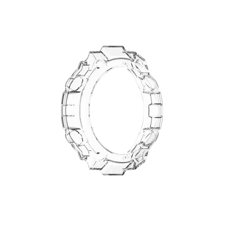 TPU watch case for Huami Amazfit T-Rex A1918, transparent white protective bezel
