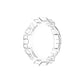 TPU watch case for Huami Amazfit T-Rex A1918, transparent white protective bezel