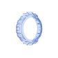 TPU watch case for Huami Amazfit T-Rex A1918, clear blue protective bezel