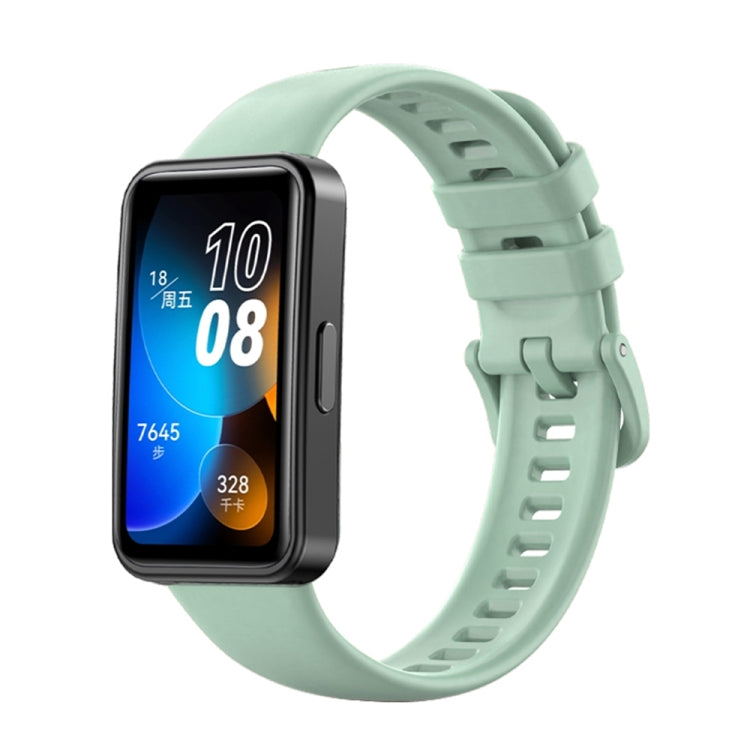 16mm Solid Color Silicone Replacement Watch Band, For Huawei Band 8