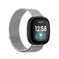 Milanese Magnetic Metal Weave Watchband, For Fitbit Versa 4 / 3