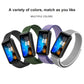 Woven nylon loop watch band variety pack with black, green, purple, and gray straps