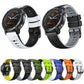 Assorted color 22mm silicone watch bands with quick-release buckles (set shown)